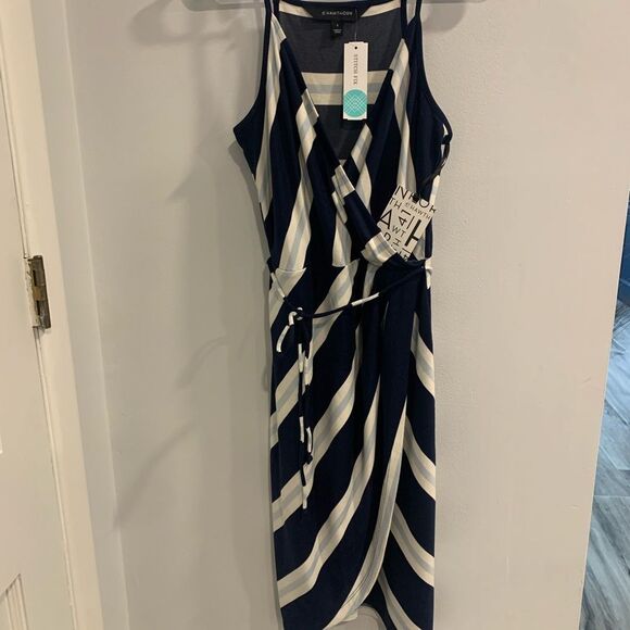 41 Hawthorn Dresses & Skirts - 41 Hawthorn Blue and White Spaghetti Strap Sundress